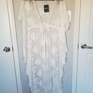 Floral Mesh Cardigan